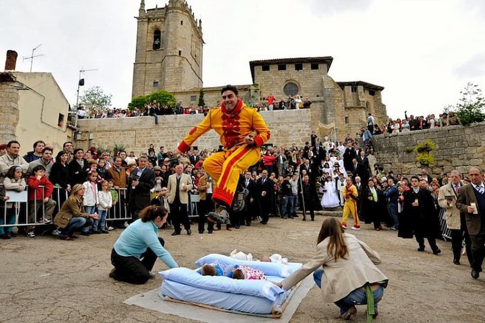 The Spanish Baby Jumping Festival of El Colacho