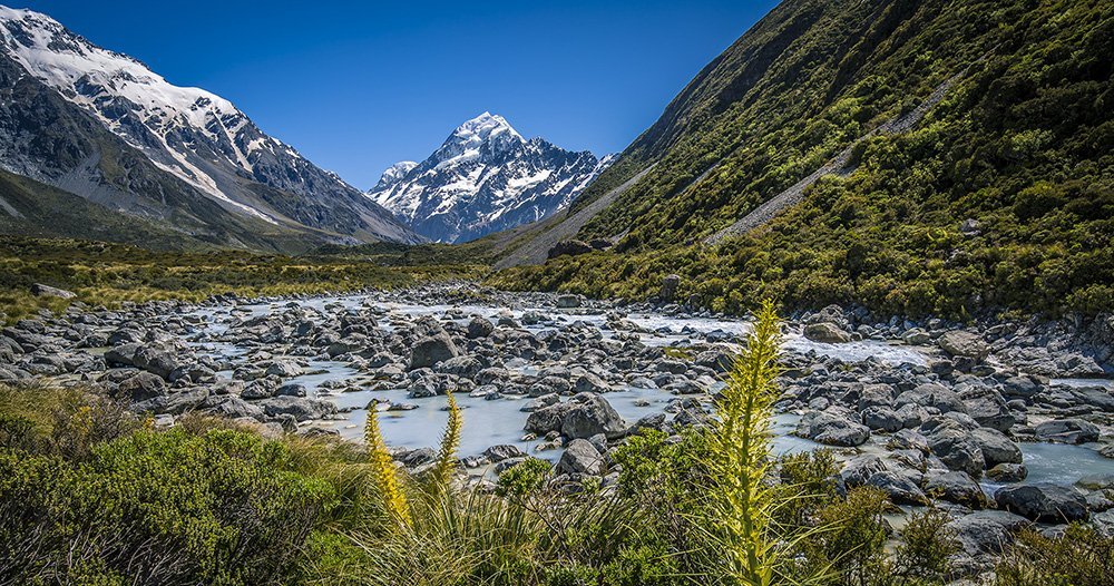 The beautiful Mount. Cook