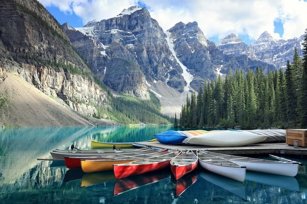 lake in the rocky mountains canada