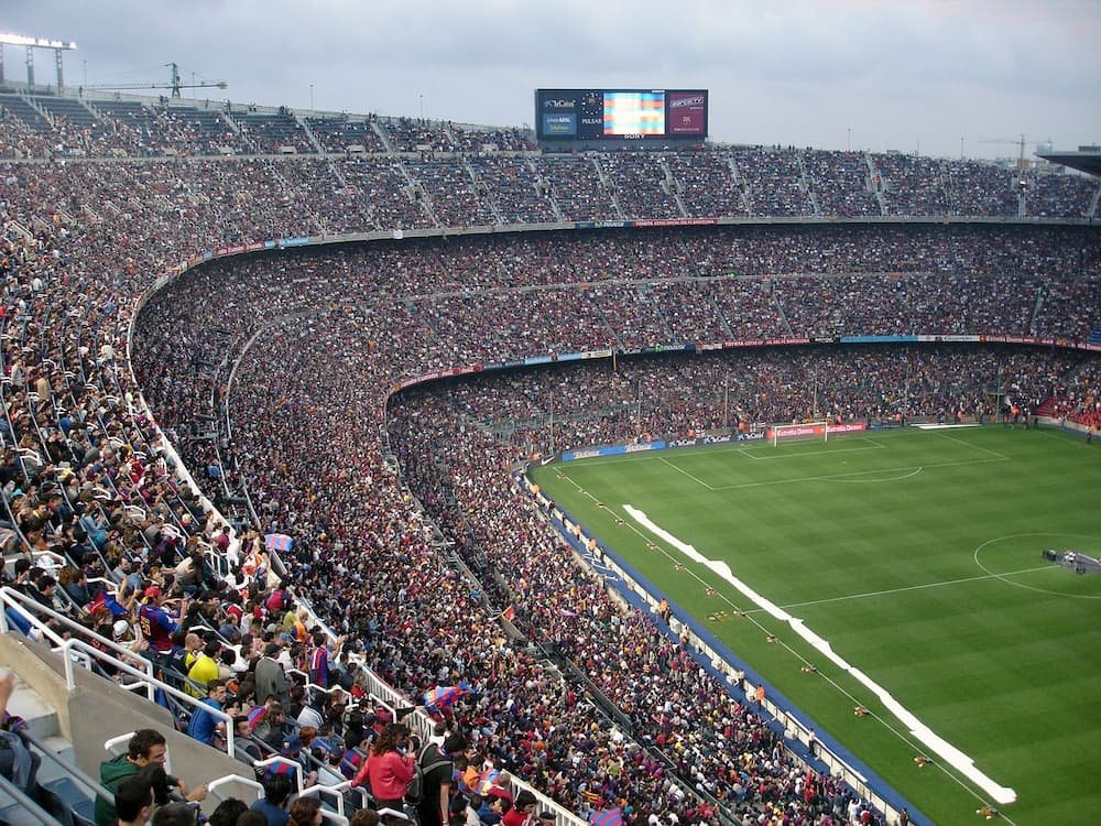 Camp Nou football stadium