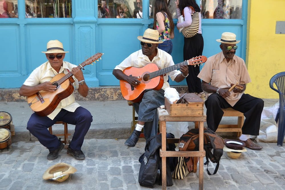 Street band in Havana