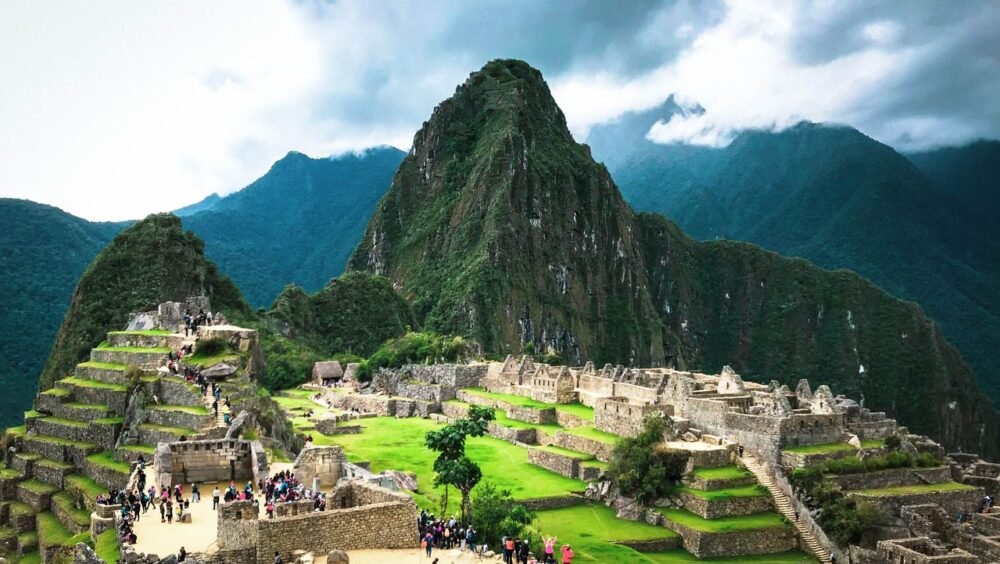 Breathtaking view of the ancient Incan city Machu Picchu