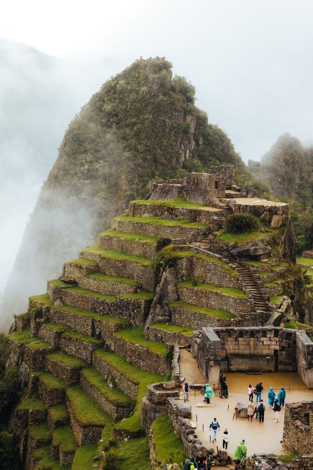 Machu Picchu shrouded in mist