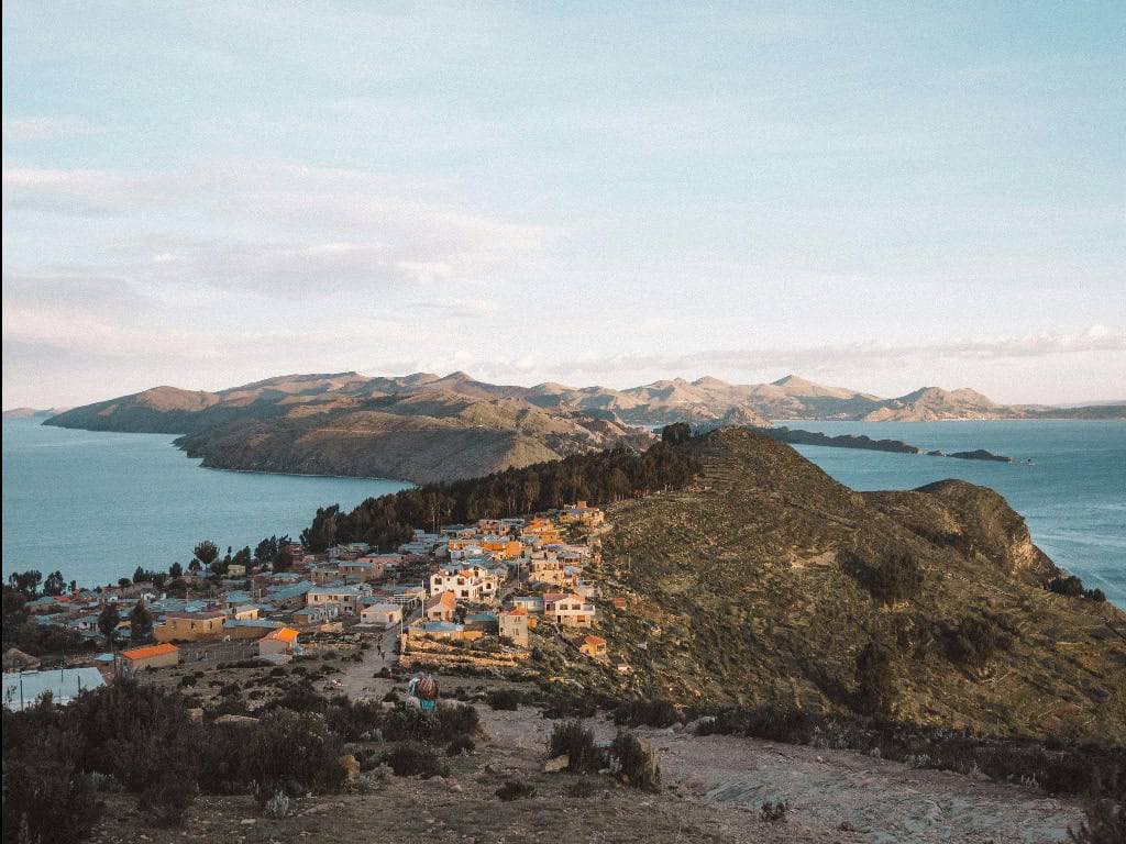 Scenic view of Bolivia mountains
